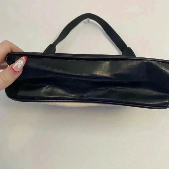 Black & grey bedazzled shoe mini shoulder purse. - Picture 4 of 4